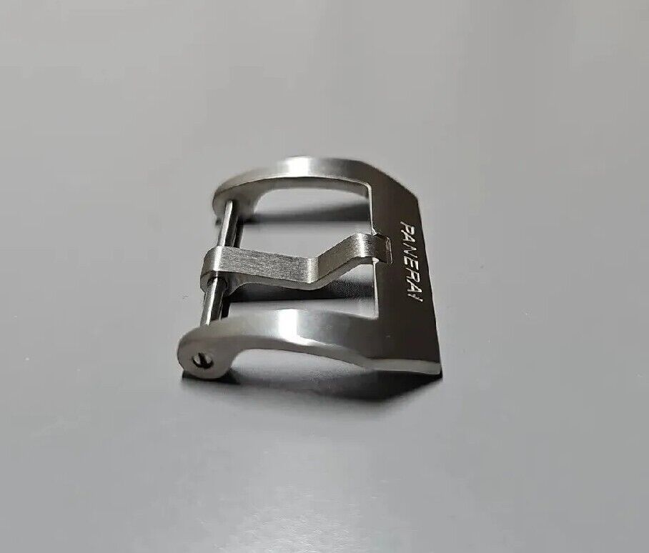 Panerai 22mm OEM Brushed Stainless Steel Tang Buckle 22MM Panerai 22mm OEM Brushed Stainless Steel Tang Buckle 22MM