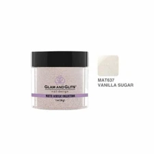 Glam And Glits Matte Acrylic Powder MAT637 - Vanilla Sugar 1 oz