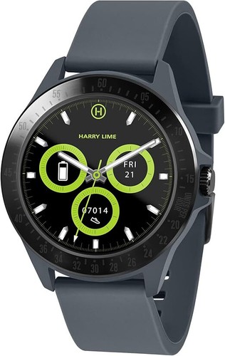Peers Hardy Harry Lime HA07-2010 Montre connectée unisexe, gris, Sangle