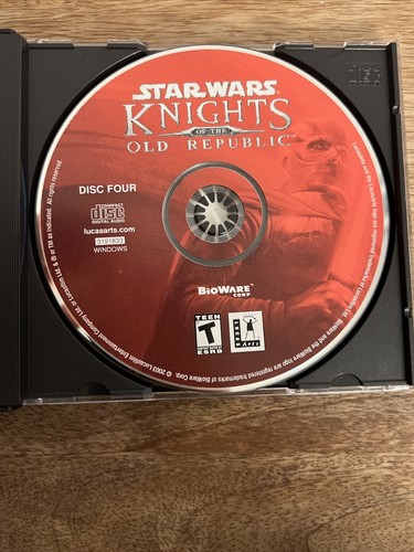 Star Wars Knights Of The Old Republic 4 Disc Set T-Teen (PC ,2003) Video Game - Picture 10 of 12