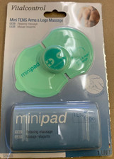 VitalControl SEM05: Mini Pad TENS Arms  Legs Massage, Adj. Intensity - Green