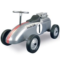 Retro Roller Racing Team Brett Children's Push Car Ride-on Car Metal Diecast Retro Roller Racing Team Brett Children's Push Car Ride-on Car Metal Diecast