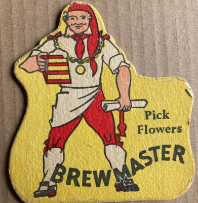 PICK FLOWERS BRAUMEISTER BIER BAR GETRÄNKE MATTE UNTERSETZER