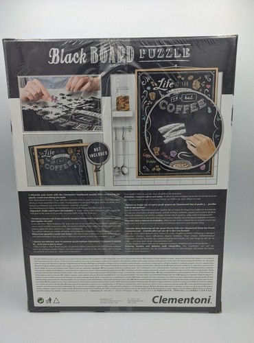 Rompecabezas de tablero negro Clementoni rompecabezas novedad ~ nuevo sellado ~ hecho en Italia - Imagen 2 de 7