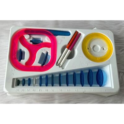 1986 Kenner 25th yr Anniversary Spirograph Set Incomplete
