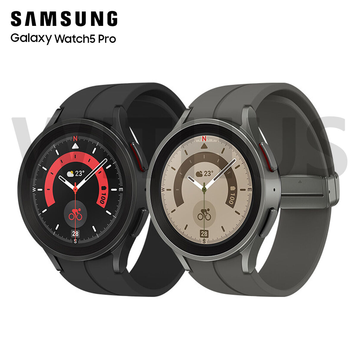 SAMSUNG Galaxy Watch5 Pro 45mm SM-R925N Titanium Smartwatch LTE Version