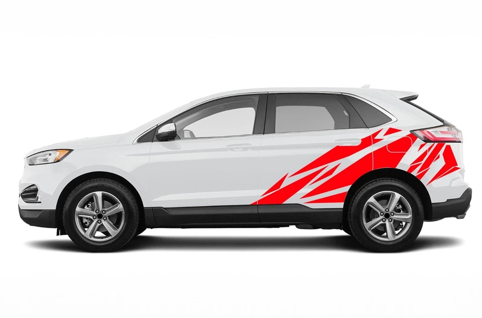 Calcomanía Adhesiva Patrón Geométrico Diseño Gráfico para Ford Edge Kuga 2015 - Presente Foto 3 de 4