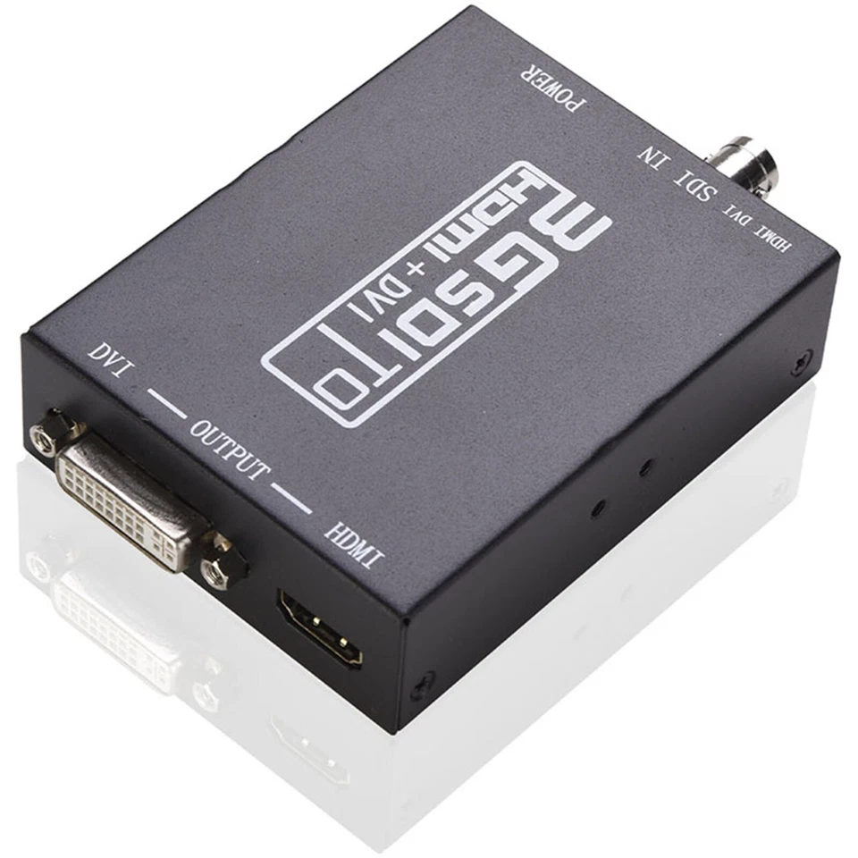 3G SDI to HDMI+DVI Converter 8-channel 48KHz Audio 5V DC Power Supply Adaptor - Image 4 of 4