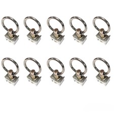 10x Anchor Track Load Rings Tie Down Point Rail Trailer Caravan 4WD