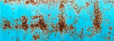 Rust Patina Bike Motorcycle Scooter Vinyl Graphic Blue Teal Metal Decal Car Wrap