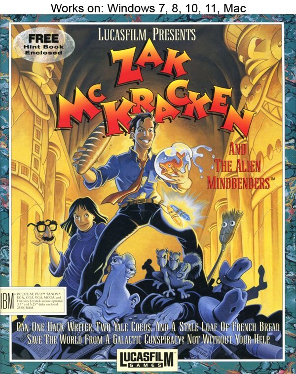 Zak McKracken and the Alien Mindbenders PC Mac Game 1988 Lucasfilm