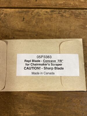 VERITAS - Replacement Blade (05P3383) Concave 7/8'' f/Chairmaker's Scraper - NEW!