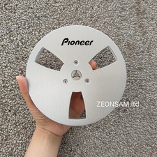 One Pair 7'' Pioneer Tape Reel Sliver Aluminum Reel to Reel Empty Take up Reel