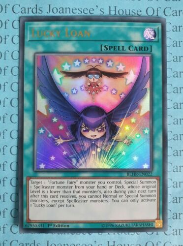 Lucky Loan BLHR-EN022 Ultra Rare Yu-Gi-Oh Card 1st Edition New - Picture 1 of 3