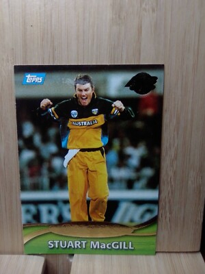 STUART MacGILL 1999/2000 #O15 ACB GOLD Topps ODI STARS Trading Card FREE POST