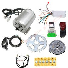 1800W 48V Brushless Motor Kit Controller Thumb Throttle Electric Quad ATV E Bike