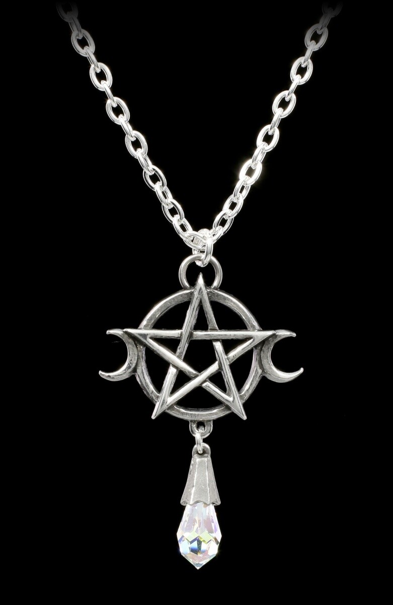 Alchemy Pentagram Necklace - Goddess - Gothic Necklace Jewelry