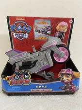 Paw Patrol Moto Pups SKYE Deluxe Motorcycle Pull Back Vehicle Toy & Figure