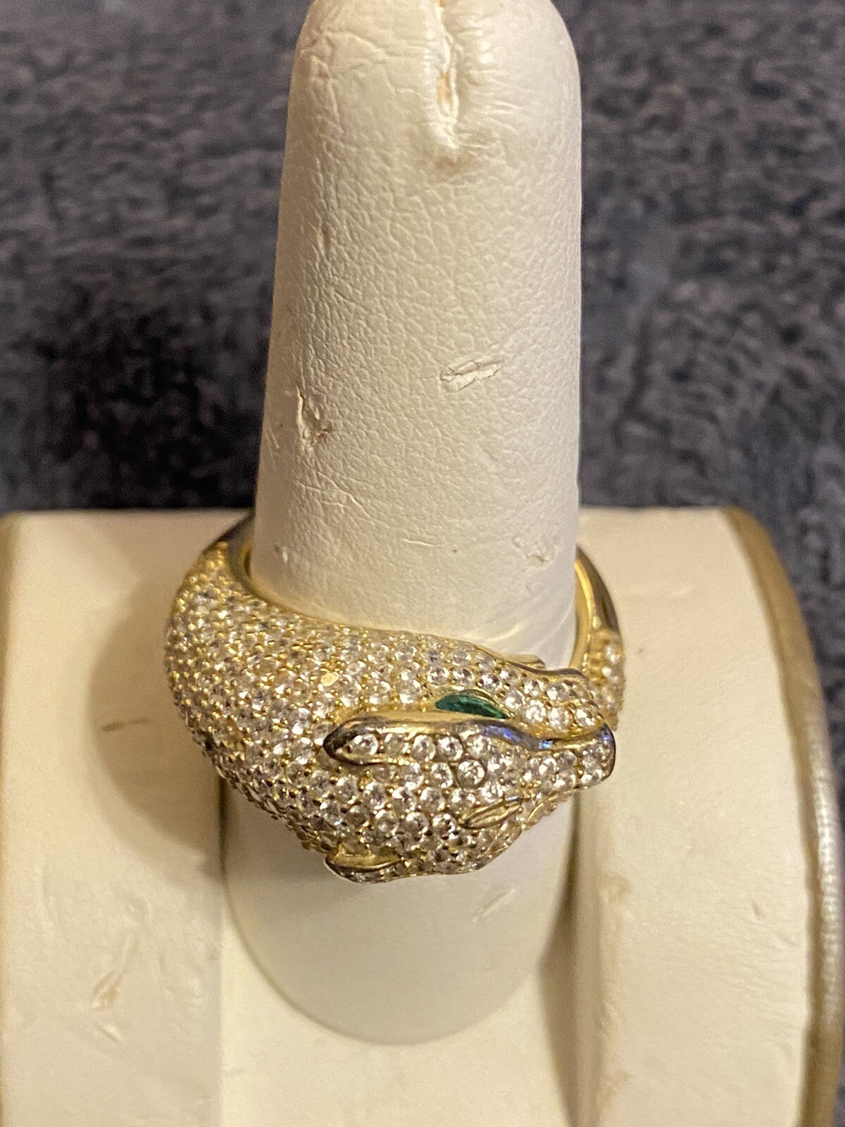 Leopard/Tiger-925 Silver Ring  Size-9!!!!!!! - image 5