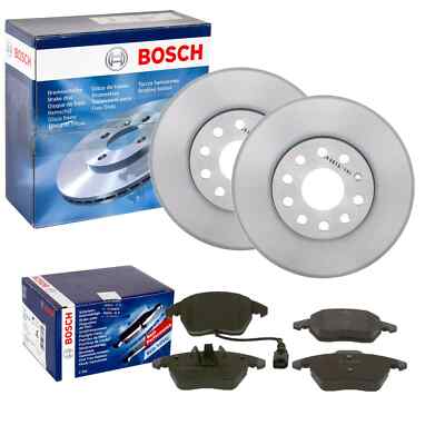 BOSCH BREMSSCHEIBEN 288mm + BELÄGE VORNE passend für VW GOLF 5 6 TOURAN A3 LEON