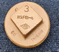 NSF61-4 3" Plug Square Drive 2.88 in Inner Diameter