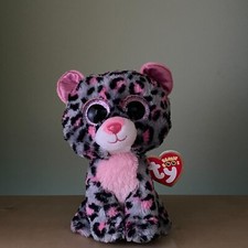 TY Beanie Boos - TASHA The Leopard (Glittery Eyes) 6 inch plush