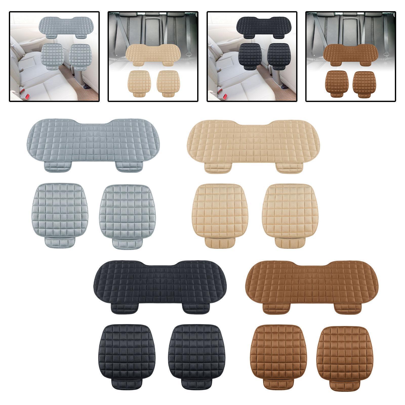 Car Seat Cover 3PCS Set Seat Protector Front Seat Pad for Suvs Vehicles-image