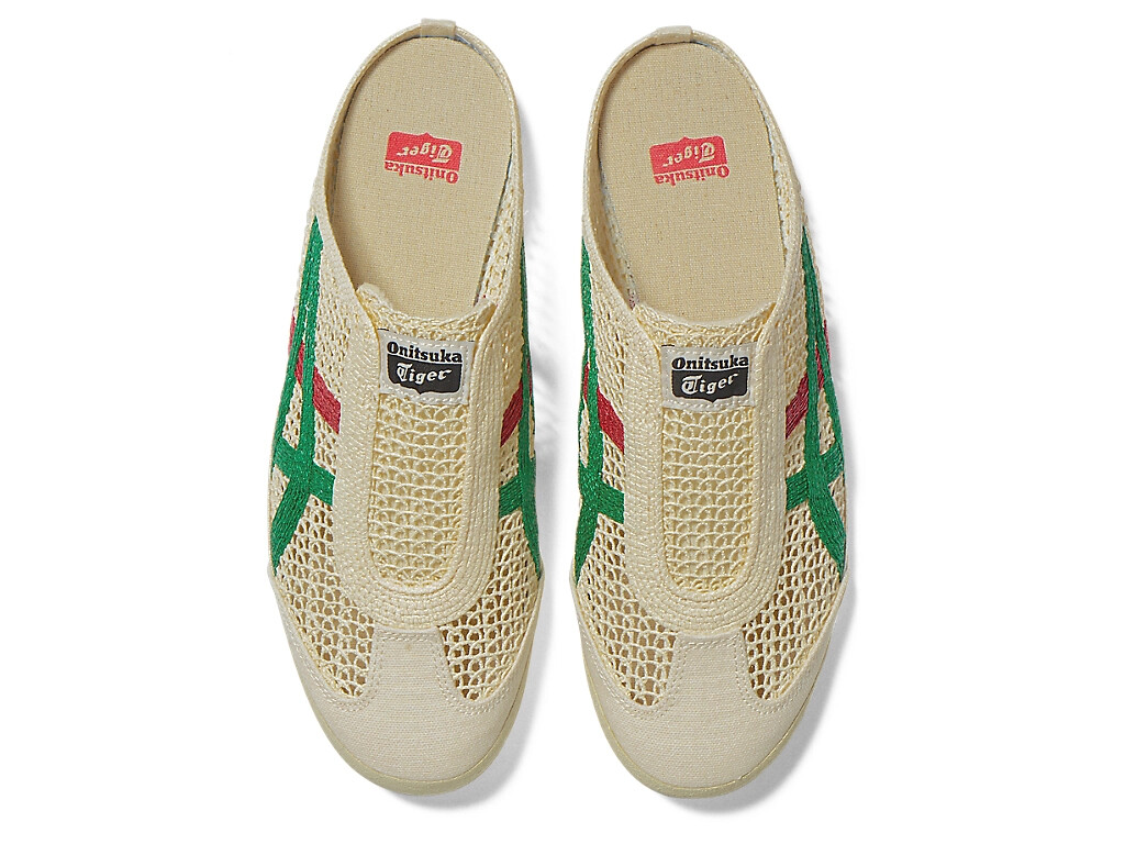 Onitsuka Tiger MEXICO 66 SABOT CREAM KALE 1183C123 103 Authentic