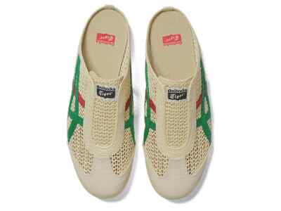 Onitsuka Tiger MEXICO 66 SABOT CREAM KALE 1183C123 103 Authentic