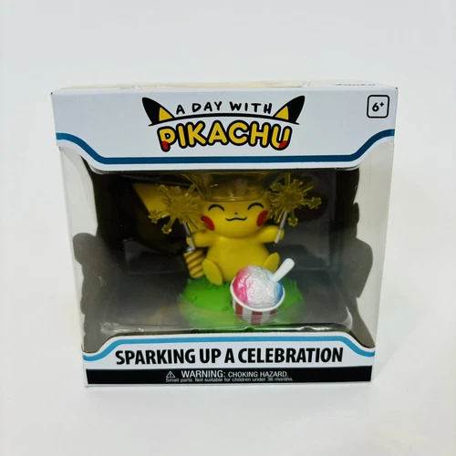 Funko Pokemon A Day With Pikachu Sparking Up A Celebration Figure New In Box