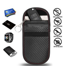 Military-Grade Faraday Bag, Car Keyless Entry RFID 4G 5G WiFi Bluetooth Blocker