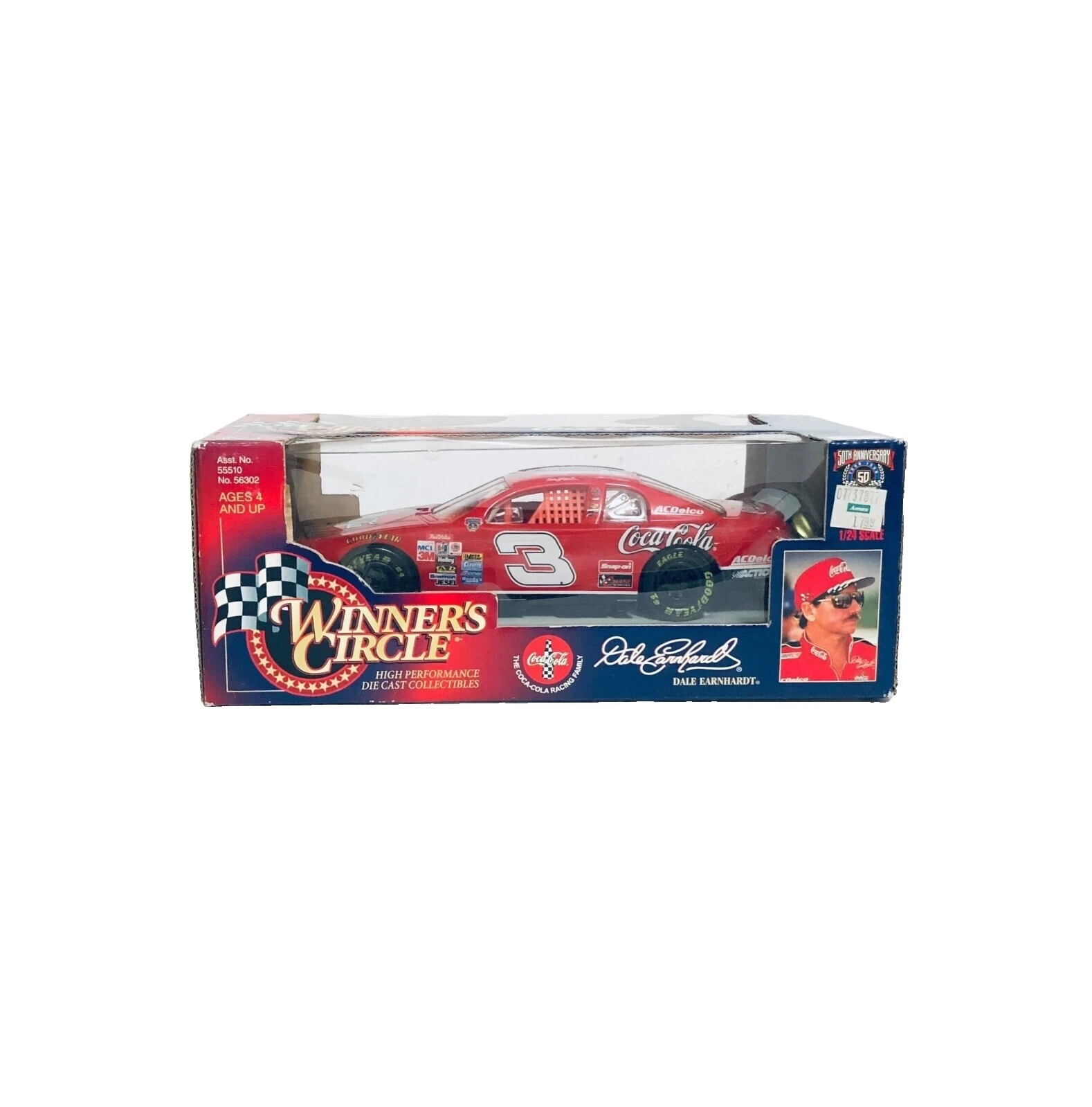 1:24 Coca-Cola autos de carrera diecast
