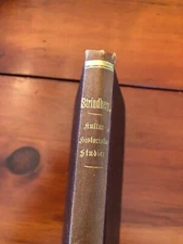 KULTURHISTORISKA STUDIER AF AUGUST STRINDBERG HC 1st 1881 Bonniers Sweden