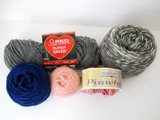 Red Heart Super Saver Cascade Pinwheel Acrylic Yarn Lot