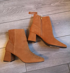 m&s blue suede ankle boots