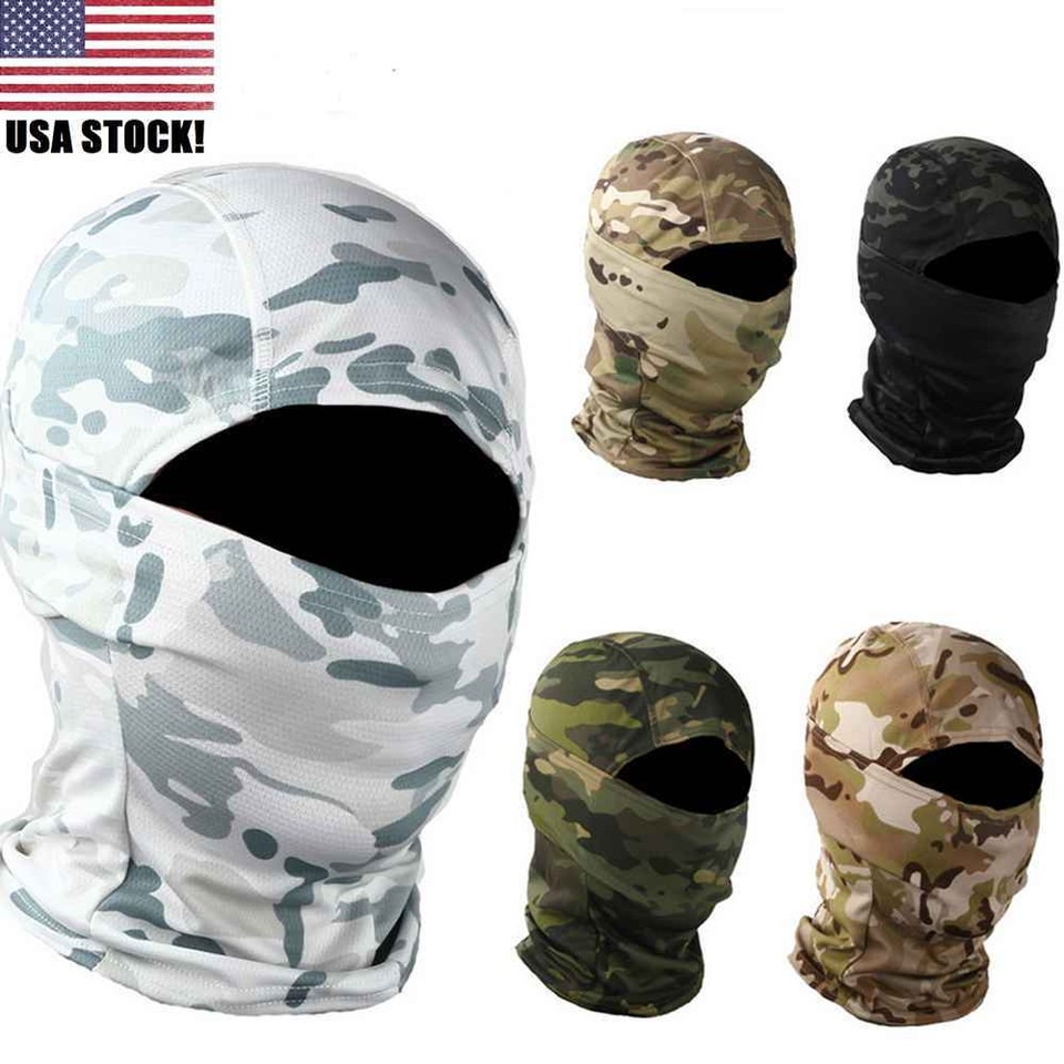 Tactical Balaclava Ski Sun UV Protection Full Face Mask Hunting Cycling Outdoor