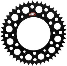 Renthal Ultralight Rear Sprocket-Kawasaki-KX 125-450F-87-26-51t-Black