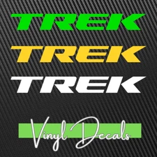 Trek Bicycle Vinyl Decal Sticker - mtb, race, bike, road bike, cyclocross track