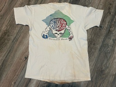 Grateful Dead 1990 Single Stitch Tee Men s Xl  Wherever He Goes People Complain