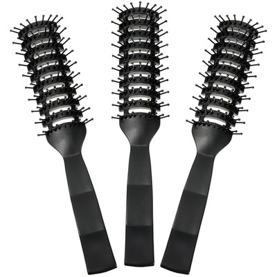 3 Pieces Vent Hair Brush for Women Men Black Styling Hair Brush anti Static Bris