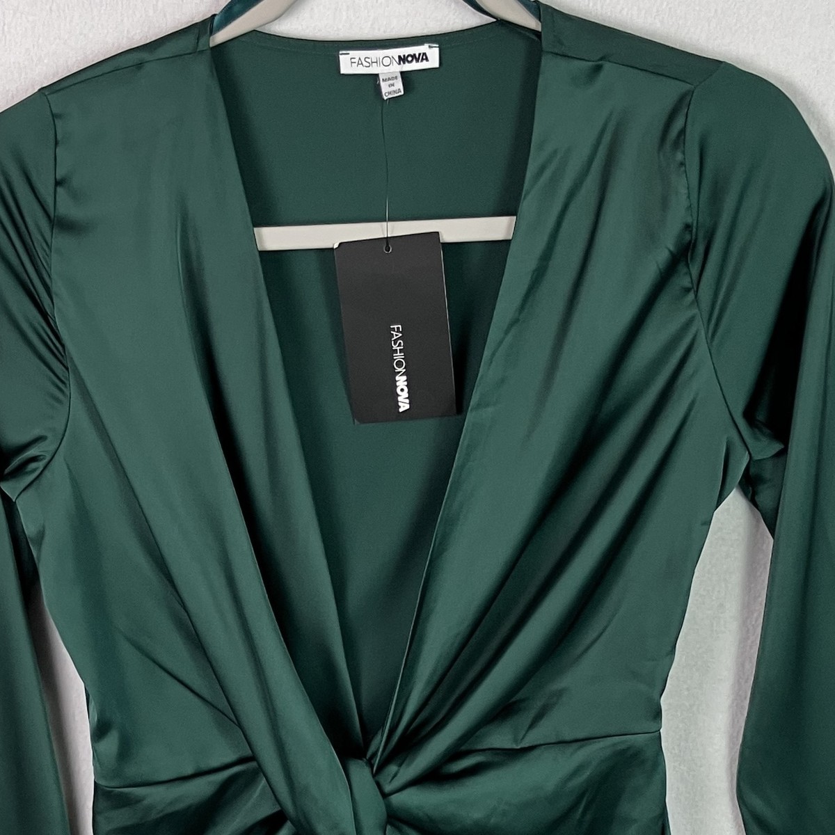 green emerald velvet dress Sugar Free Dress main image 1