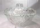 Vintage KIG Malaysia Clear Glass Hearts and Roses Decorative Bowl Lid Candy Dish — photo 7