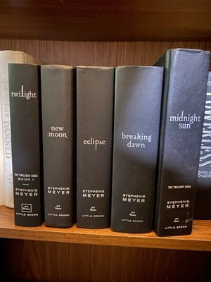 Twilight Saga 5 Book Hardcover Set Stephenie Meyer Midnight Sun No DJs