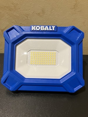 G)  Kobalt 3.6V 3500 Lumens LED Rechargeable 4000ah Output Portable Work Light