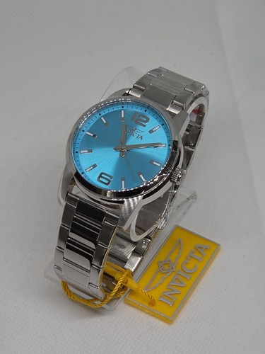 Invicta 48495 Celestial Men's 43mm Light Blue Dial Stainless Steel Quartz Watch