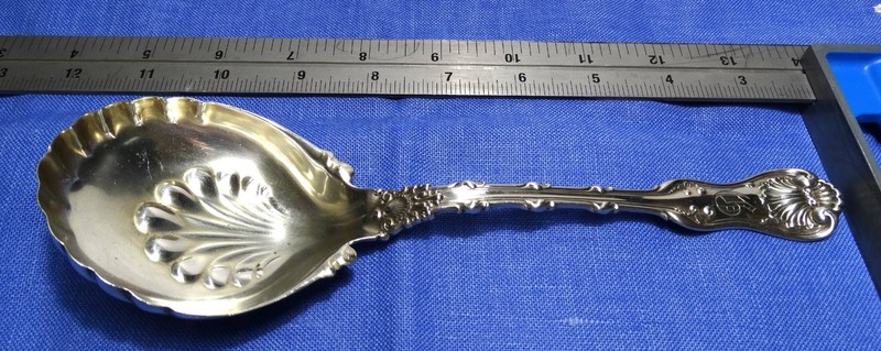 Sterling Silver Lg. Serving Spoon Whiting Manufacturing co. "Athenian" 1890