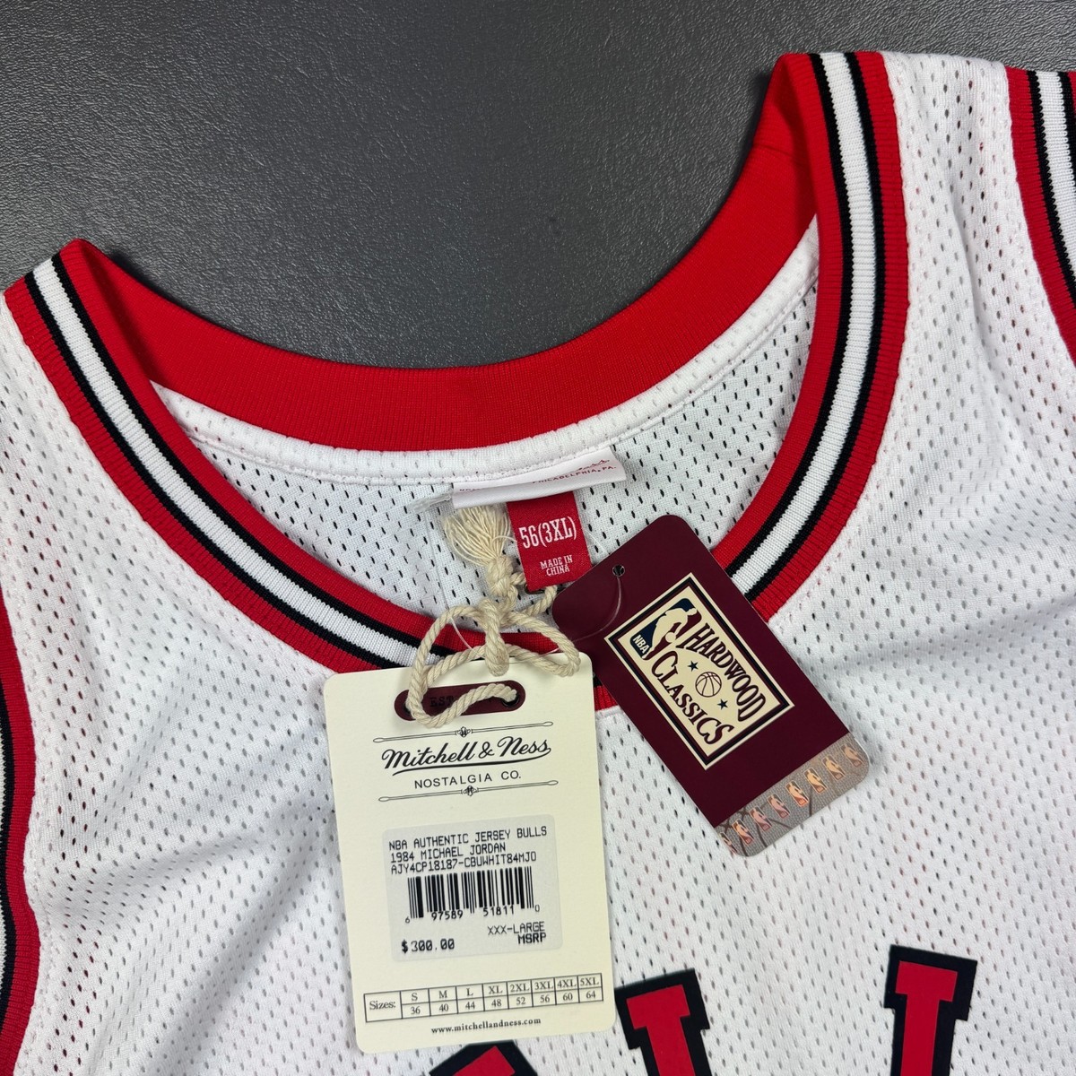 100% Authentic Michael Jordan Rookie Mitchell Ness 84 85 Bulls