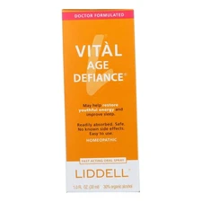 Liddell Vital Age Defiance Fast Acting Oral Spray Homeopathic 30 mL 1 oz 1 ct