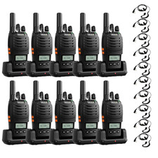 Walkie Talkie Long Range Retevis H777 H777D 2W Rechargeable Two Way Radio 10Pack