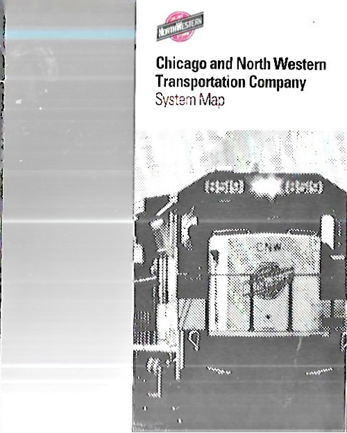 3/93 CNW CHICAGO & NORTHWESTERN TRANSPORTATION SYSTEM MAP